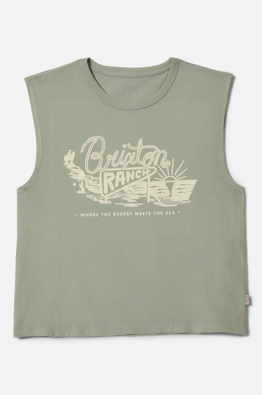 Brixton Ranch Muscle Tank - Sage Green