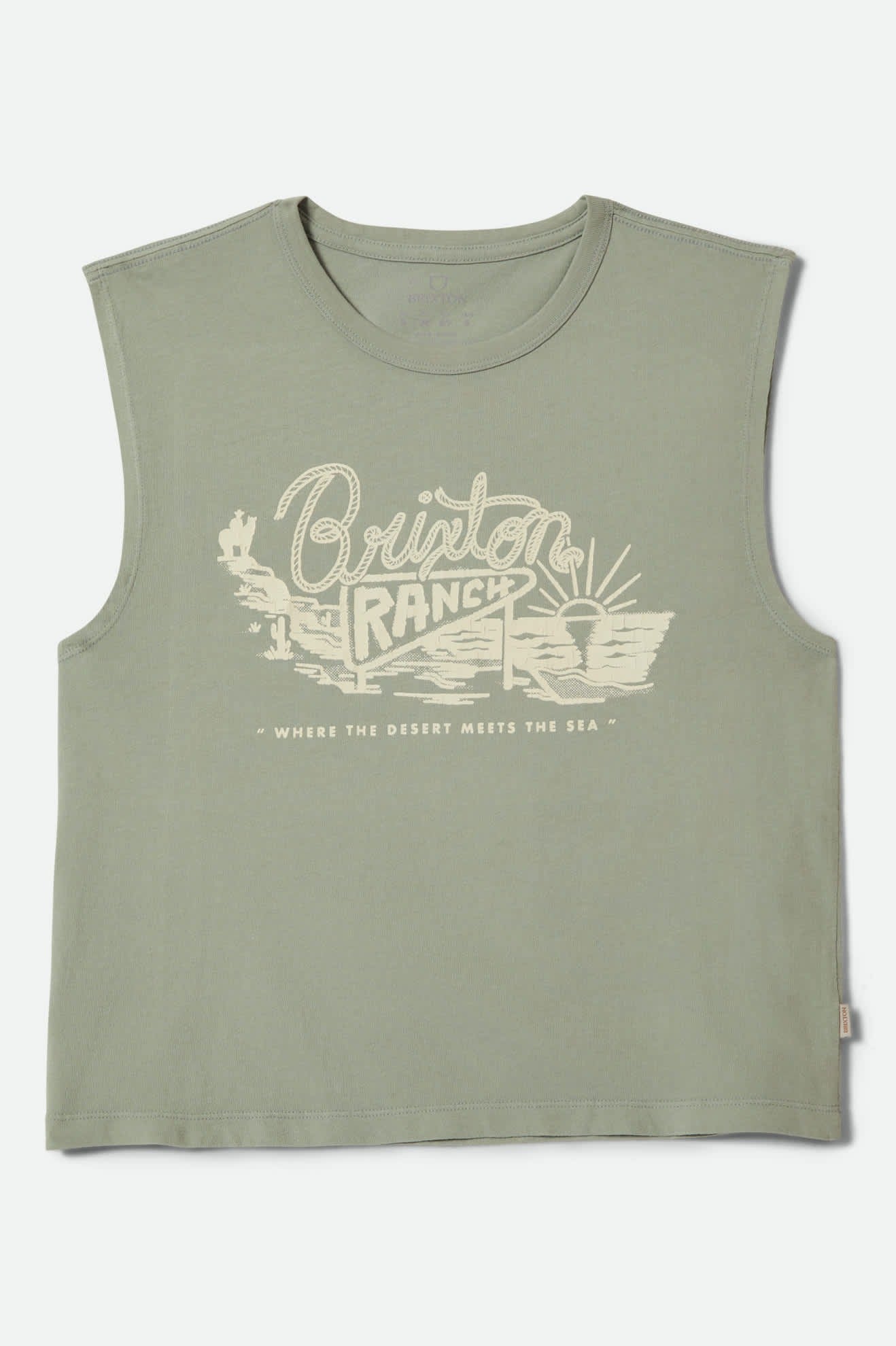 Brixton Ranch Muscle Tank - Sage Green