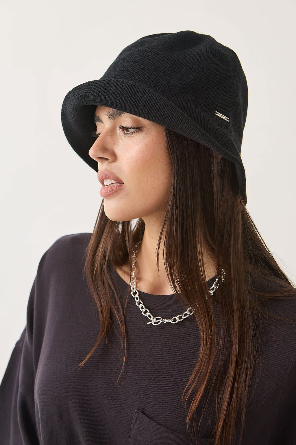 Redding Knit Packable Hat - Black/Black