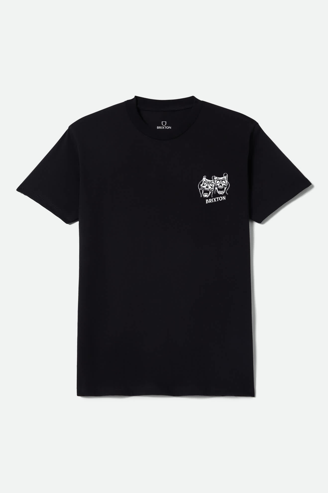 Smile Always Short Sleeve T-Shirt - Black Worn Wash