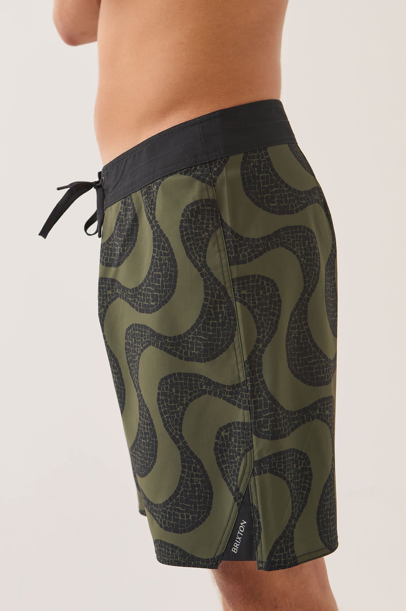 Blitz Boardshort 19" - Dark Olive/Black