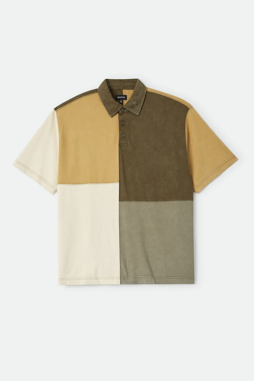 Deco Relaxed Polo T-Shirt - Tonal Color Block