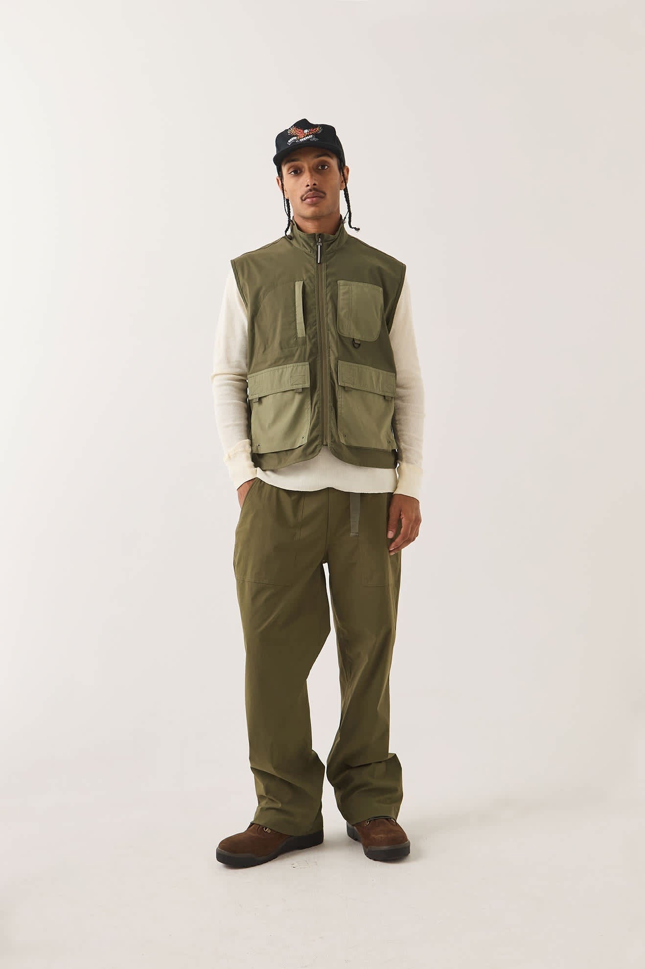 Journey Utility Vest - Dark Olive/Olive Surplus