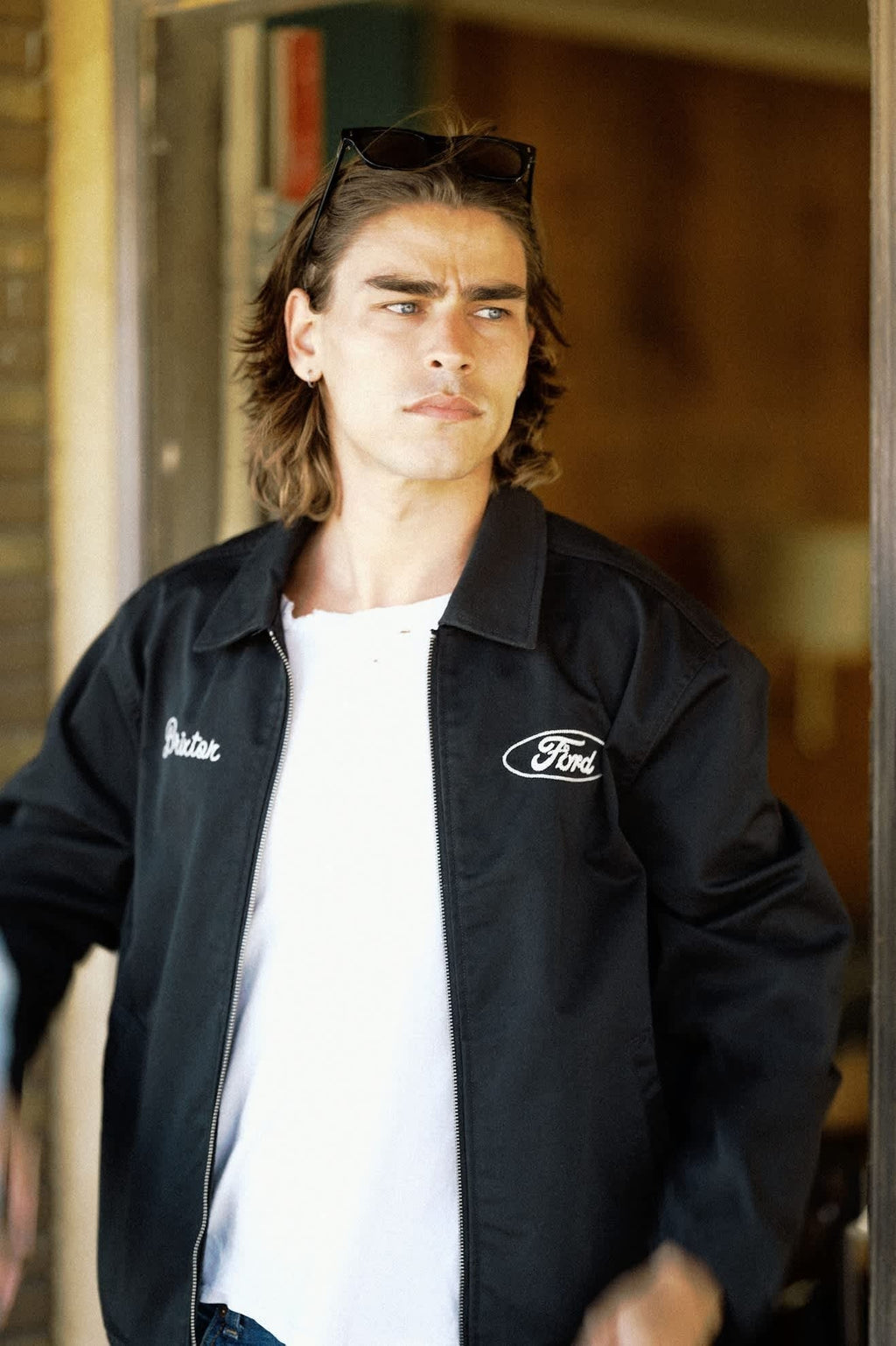 Ford Built Tough Harrington Jacket - Burnt Rubber