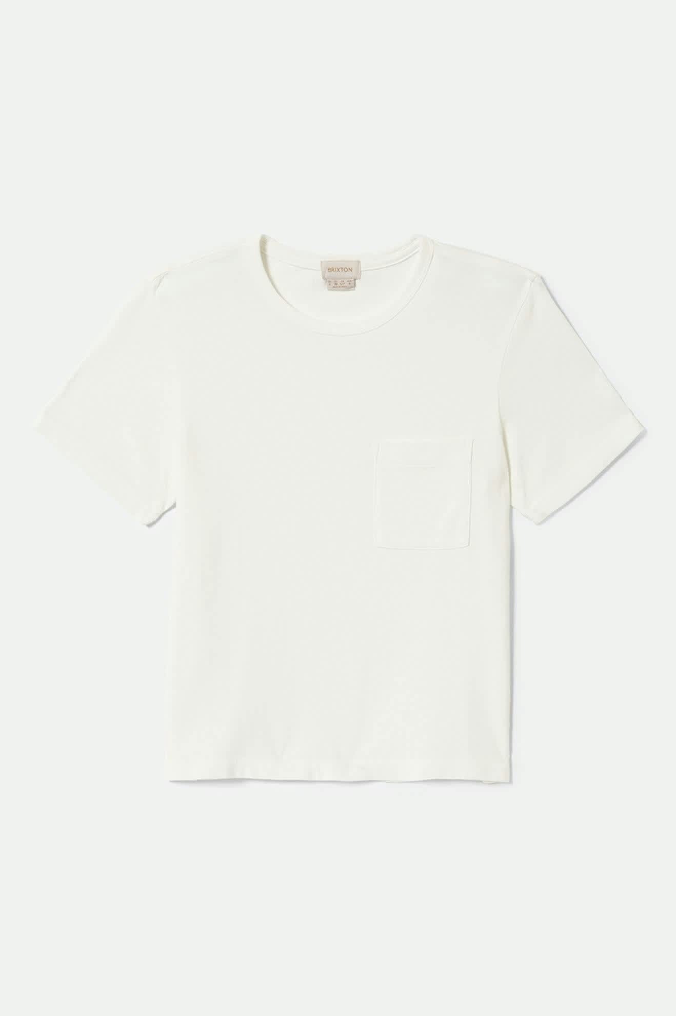 Carefree Organic Garment Dye Perfect T-Shirt - Off White