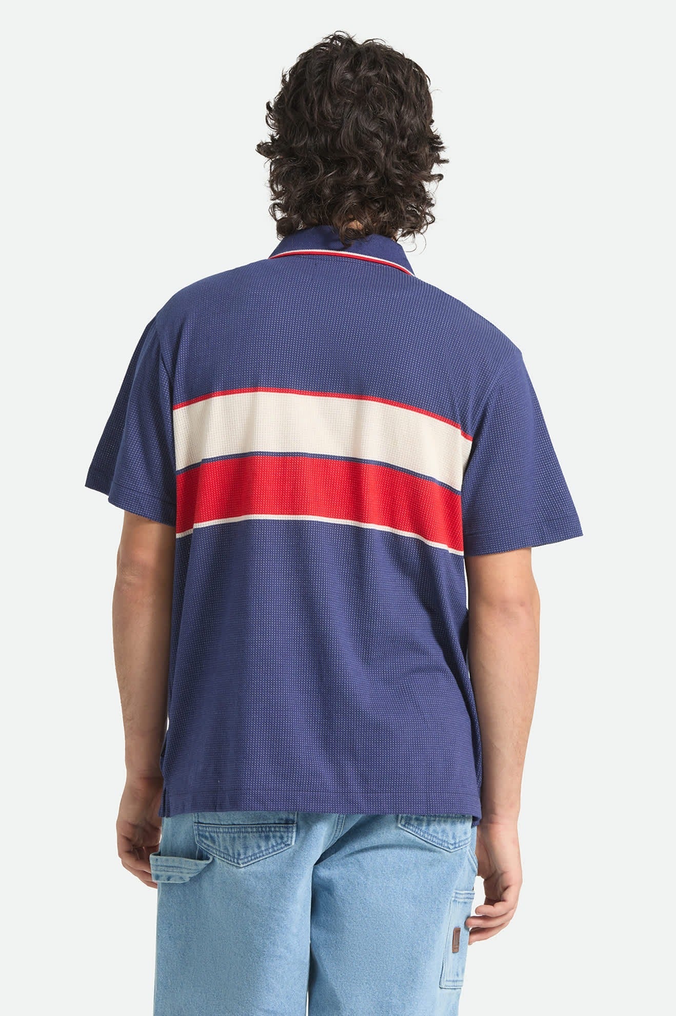 Bunker Mesh Short Sleeve Shirt - Washed Navy