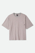 Poolside Pique Box Crop T-Shirt - Heather Grey