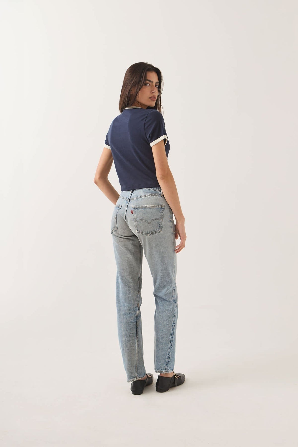 Smoke Show Baby T-Shirt - Washed Navy/Whitecap
