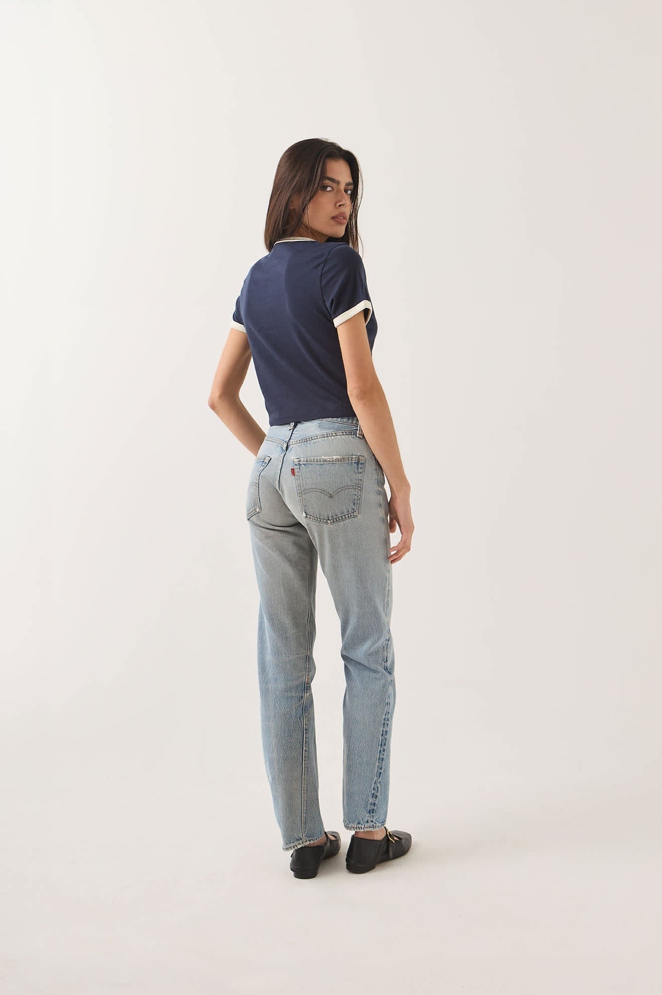 Smoke Show Baby T-Shirt - Washed Navy/Whitecap