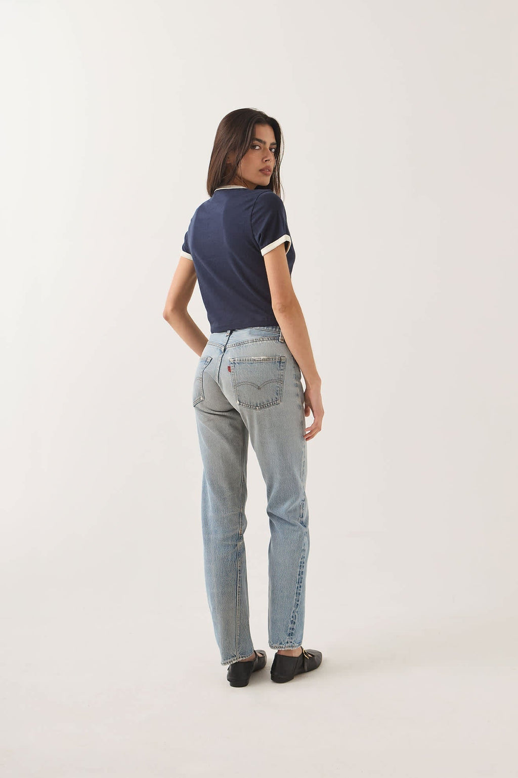 Smoke Show Baby T-Shirt - Washed Navy/Whitecap