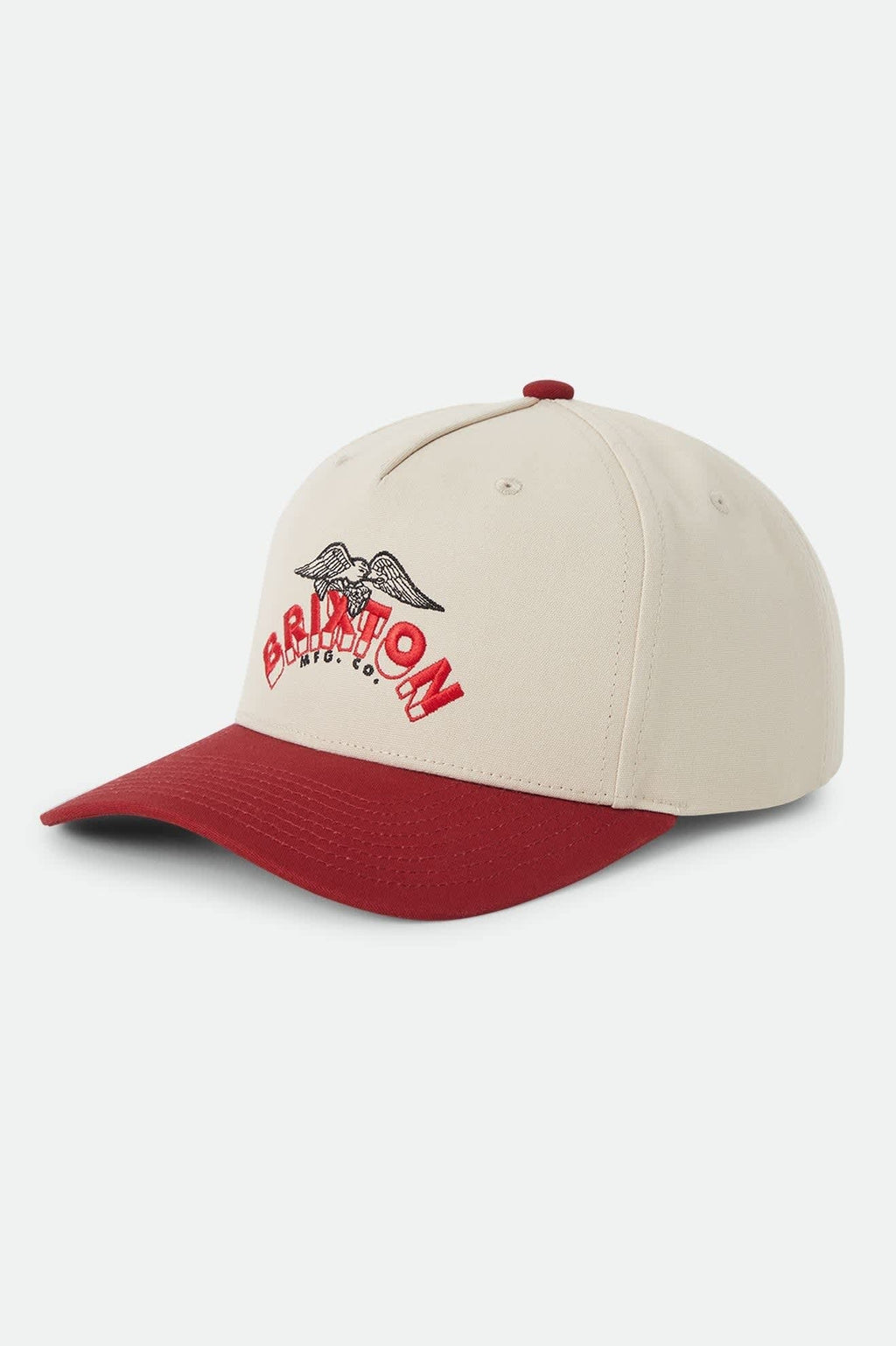 Brixton Banner Snapback - Whitecap/Dark Brick