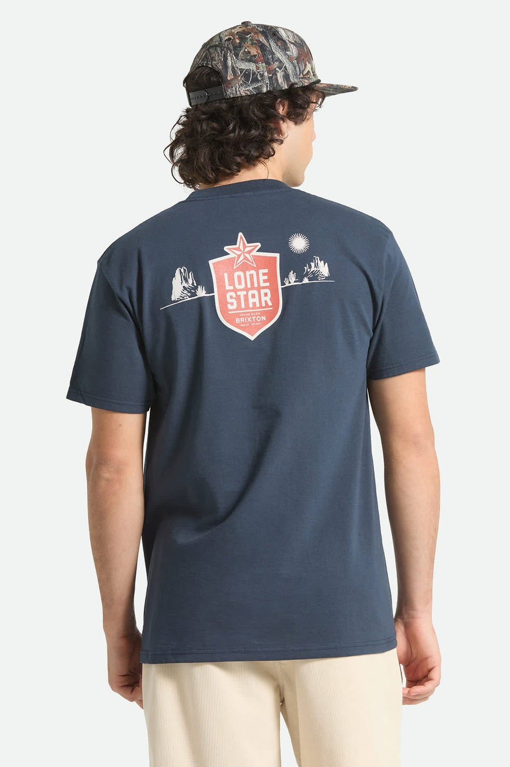 Lone Star Desertscape Short Sleeve Standard T-Shirt - Navy
