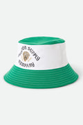Eldon Packable Bucket Hat - Green/Off White Morado