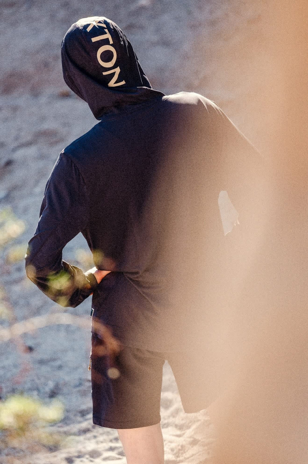 Journey Long Sleeve Sun Hoodie - Black