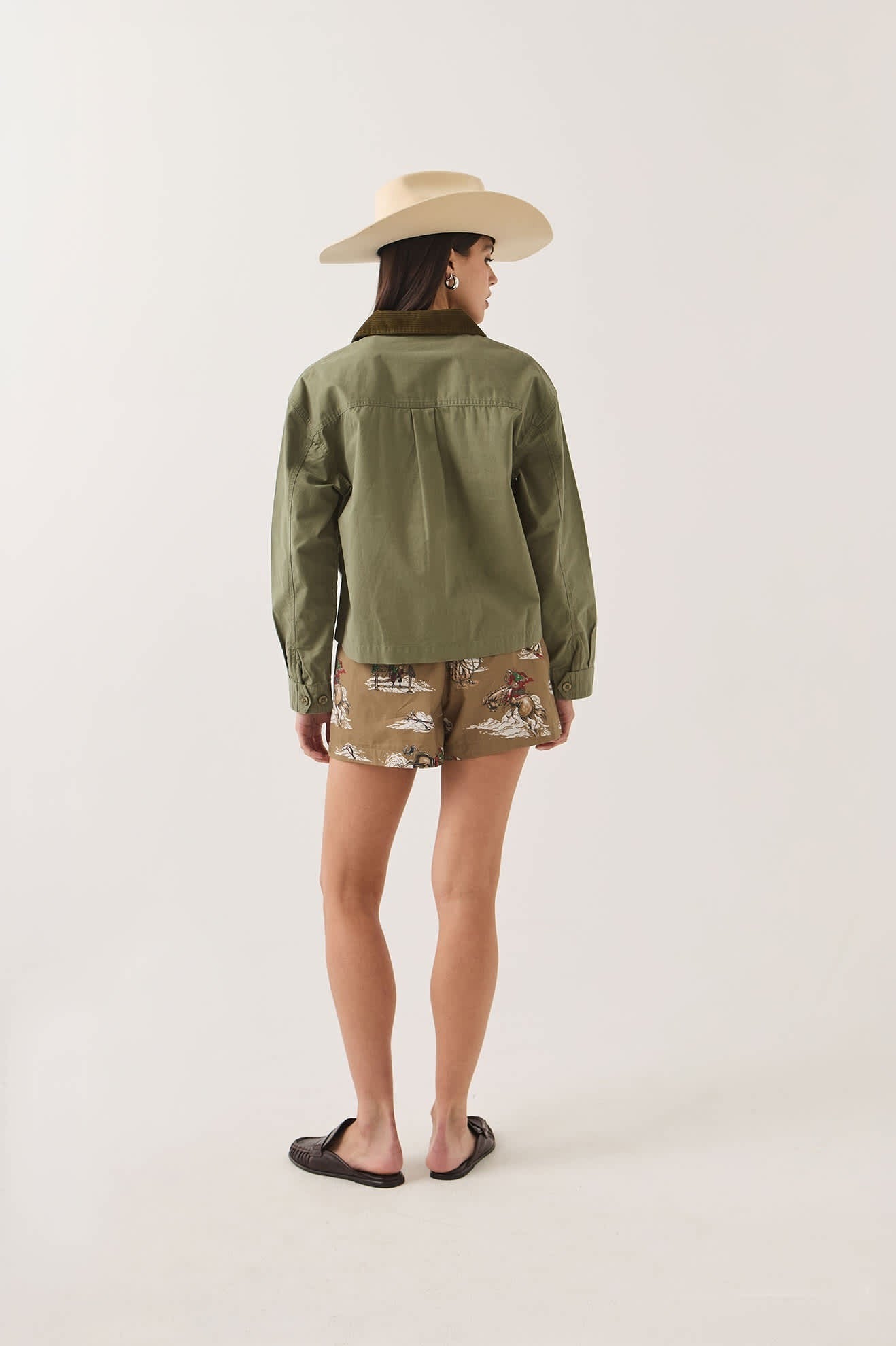 Utopia Overshirt - Washed Olive Surplus