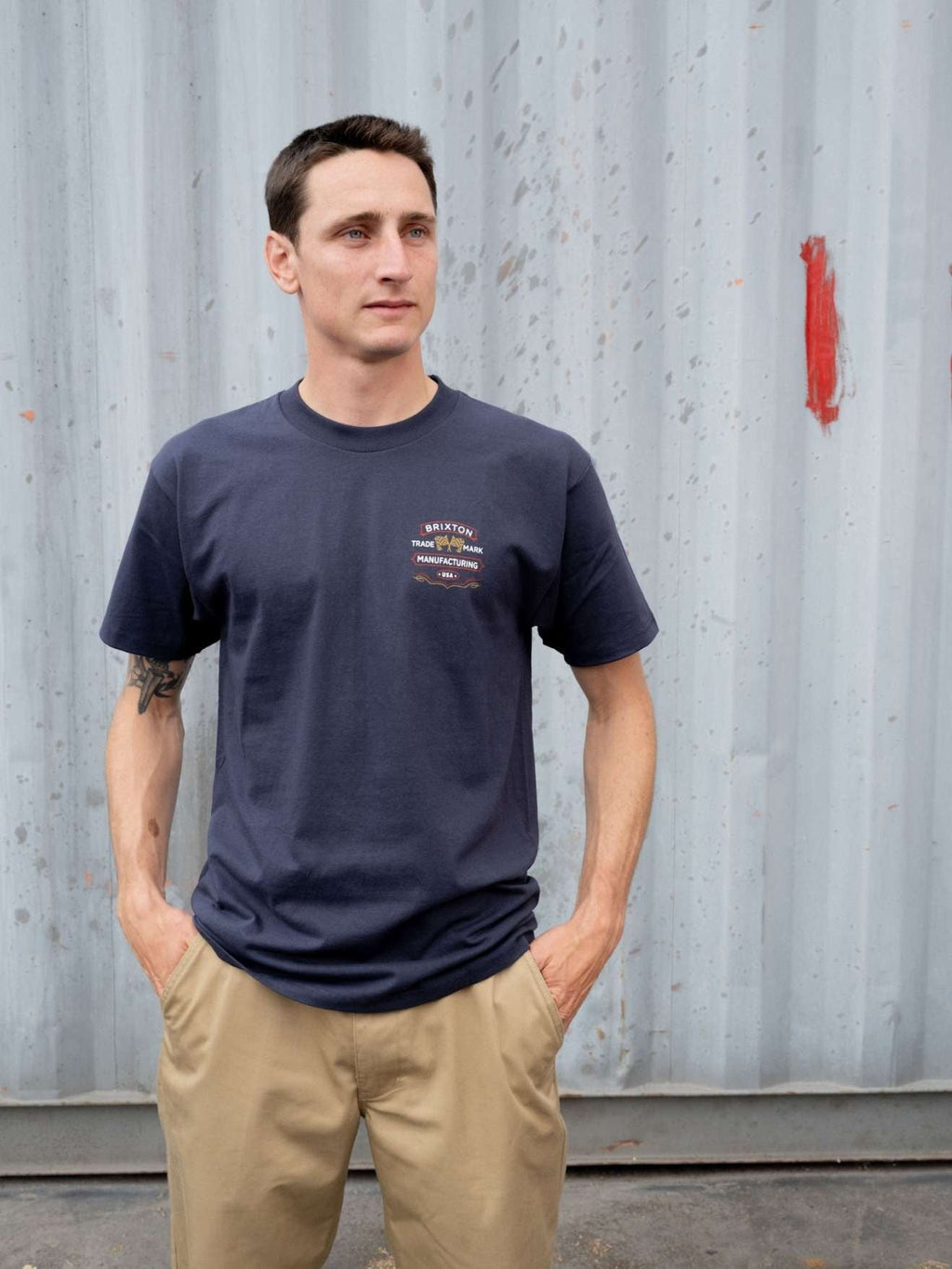 Liberty Mark Short Sleeve Standard T-Shirt - Navy