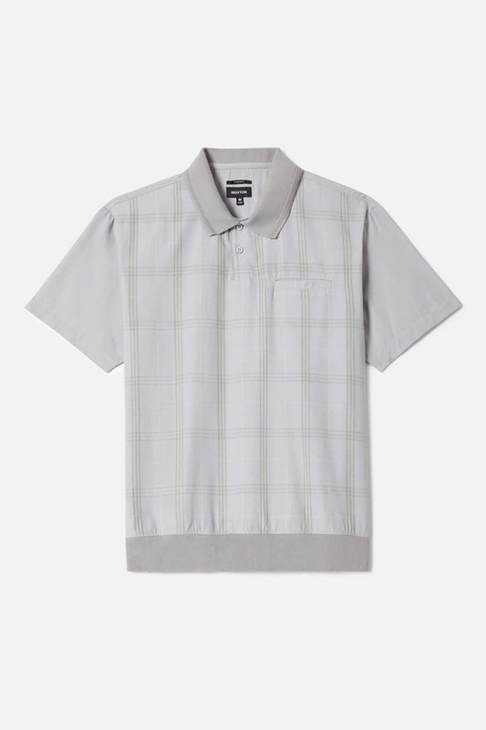 Trolly Jacquard Weekend Short Sleeve Polo - Blue Aura