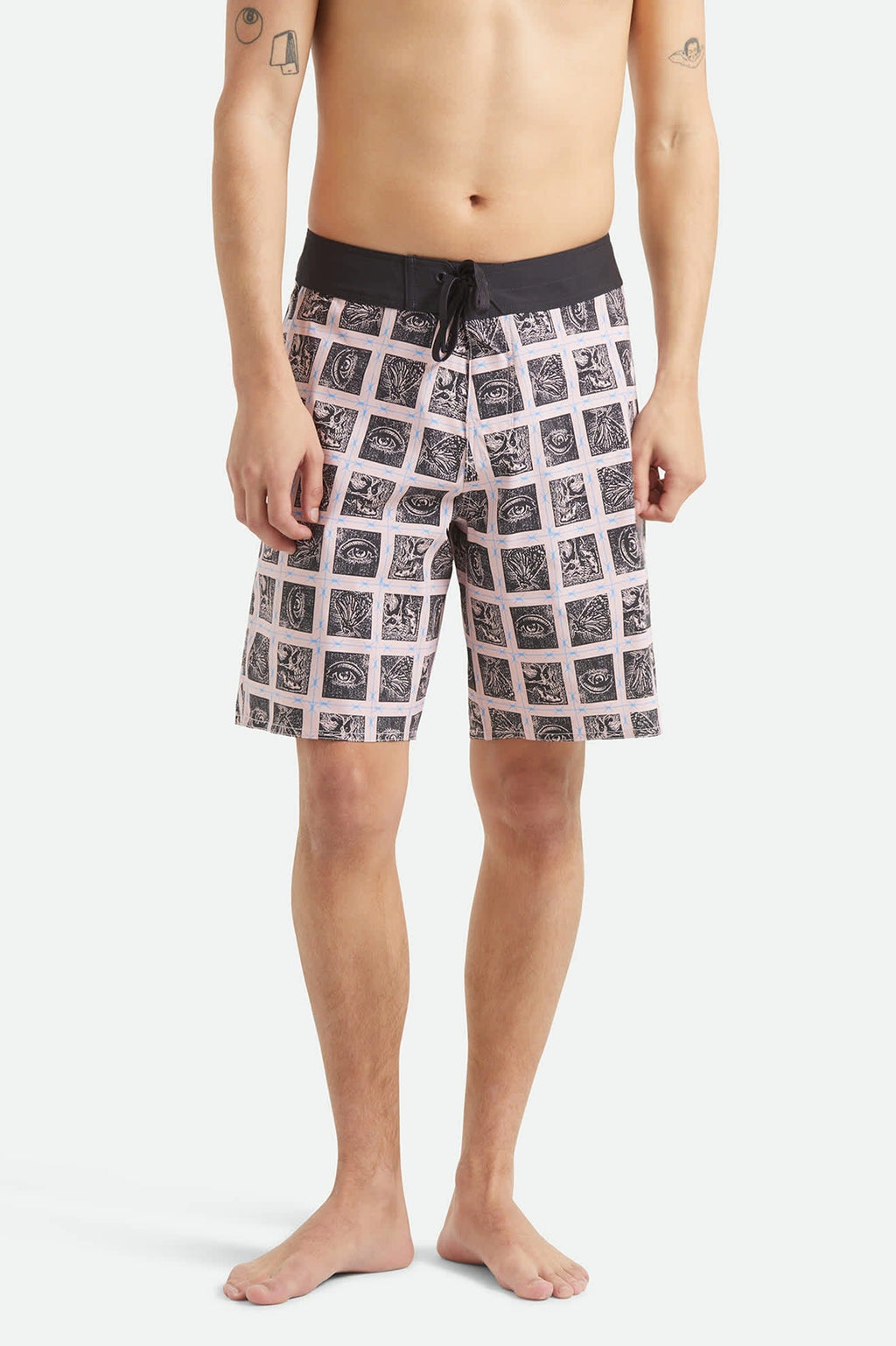 Blitz Boardshort 19" - Silver Pink/Black