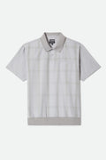 Trolly Jacquard Weekend Short Sleeve Polo - Blue Aura