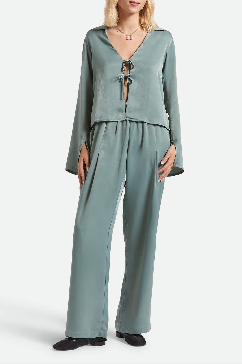 Soho Silky Top - Blue Green Shine