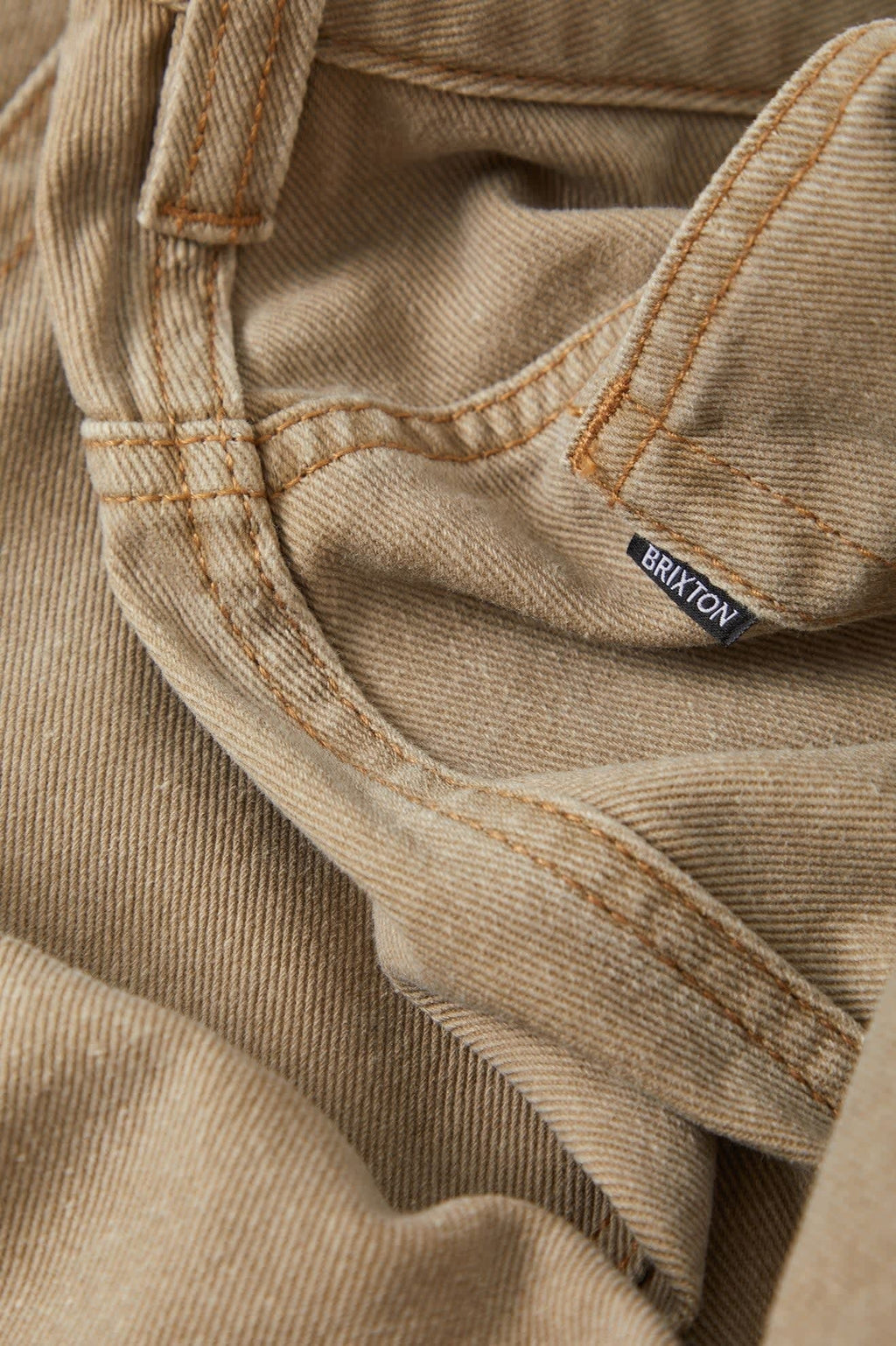 Brixton Relaxed Short - Washed British Khaki
