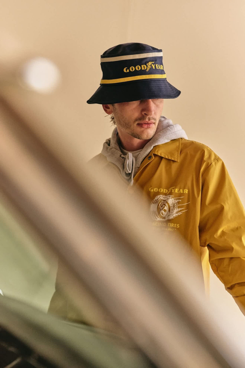 Goodyear Service Bucket Hat - Navy