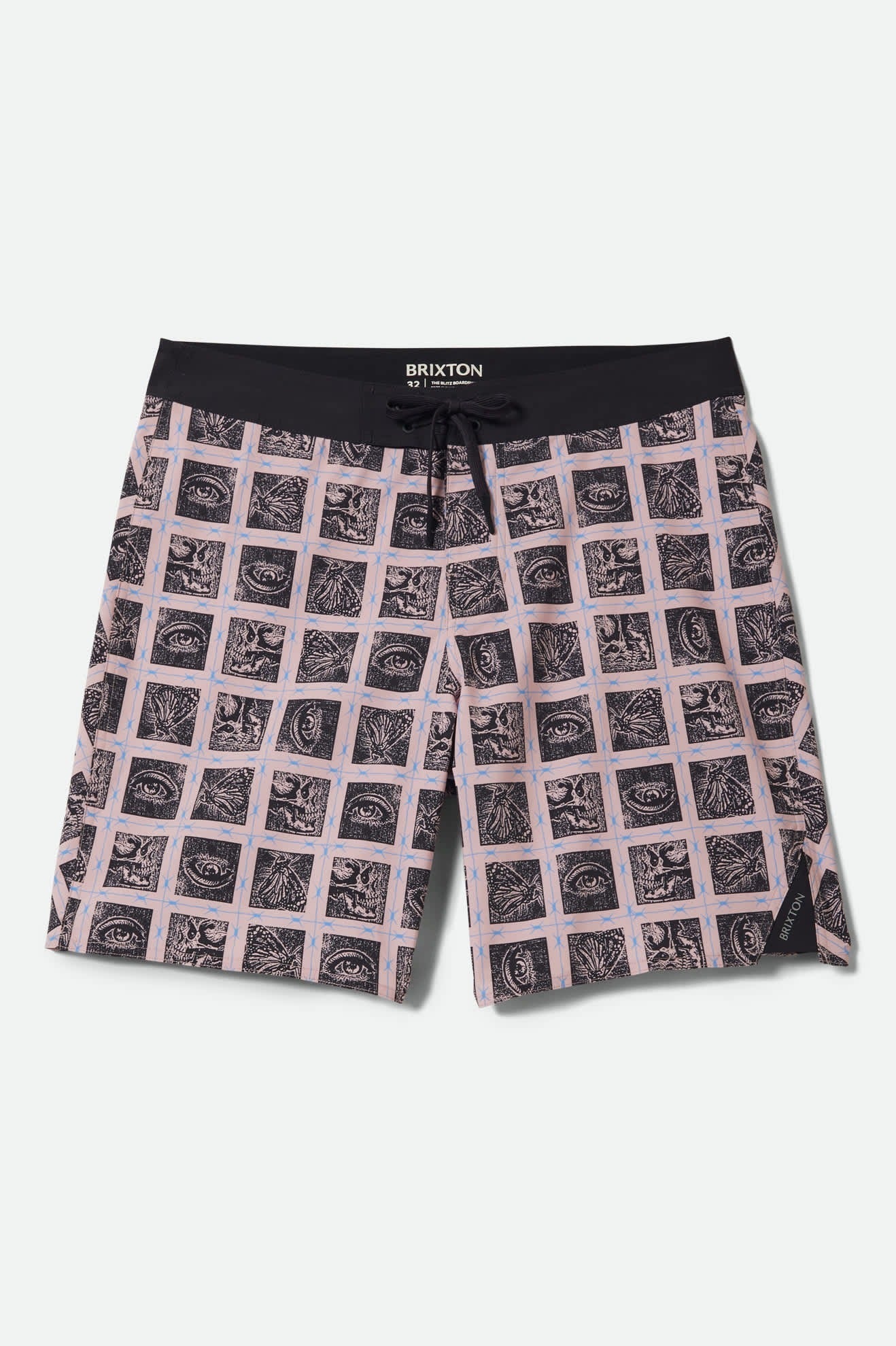 Blitz Boardshort 19" - Silver Pink/Black