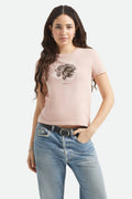 Pony Club Slim Crew T-Shirt - Silver Pink