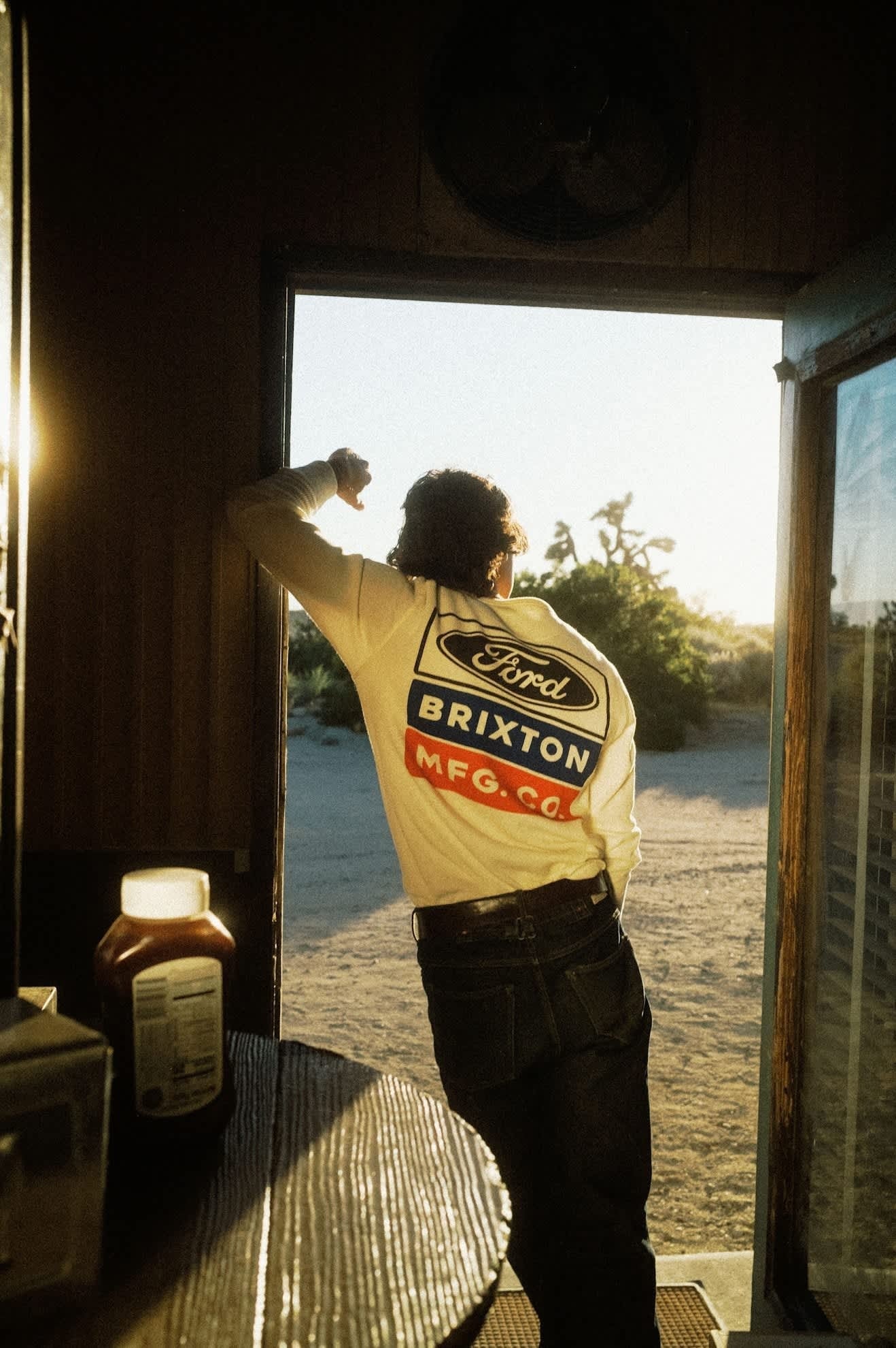 Ford Service Dept Waffle T-Shirt - Wimbledon White