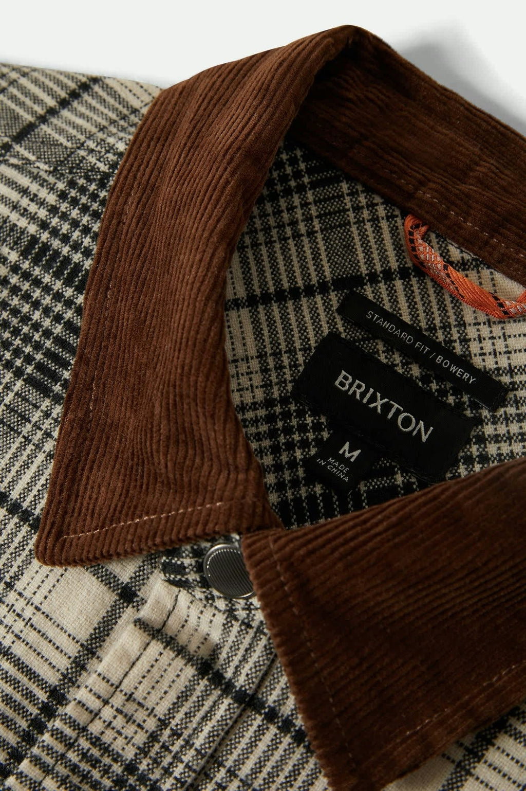 Builders Bowery Performance Flannel - Off White/Black