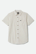 Charter Print Short Sleeve Shirt - Off White/Multi Diamond Tile