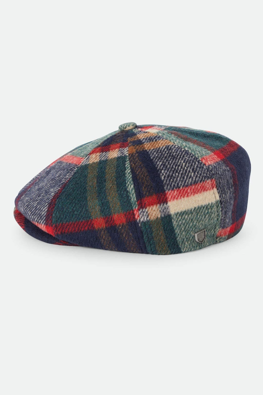 Brood Newsboy Cap - Navy/Green/Red/Cream