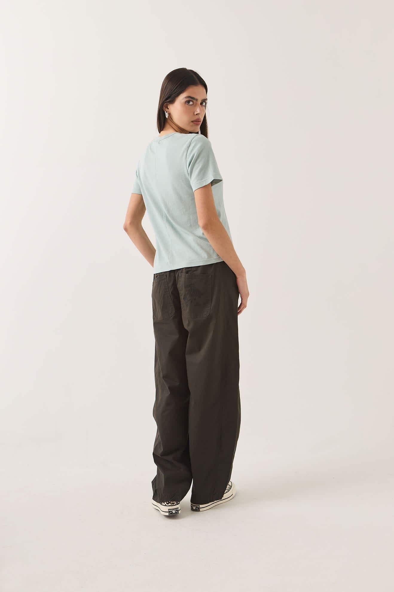 Utility Everyday Barrel Pant - Washed Black