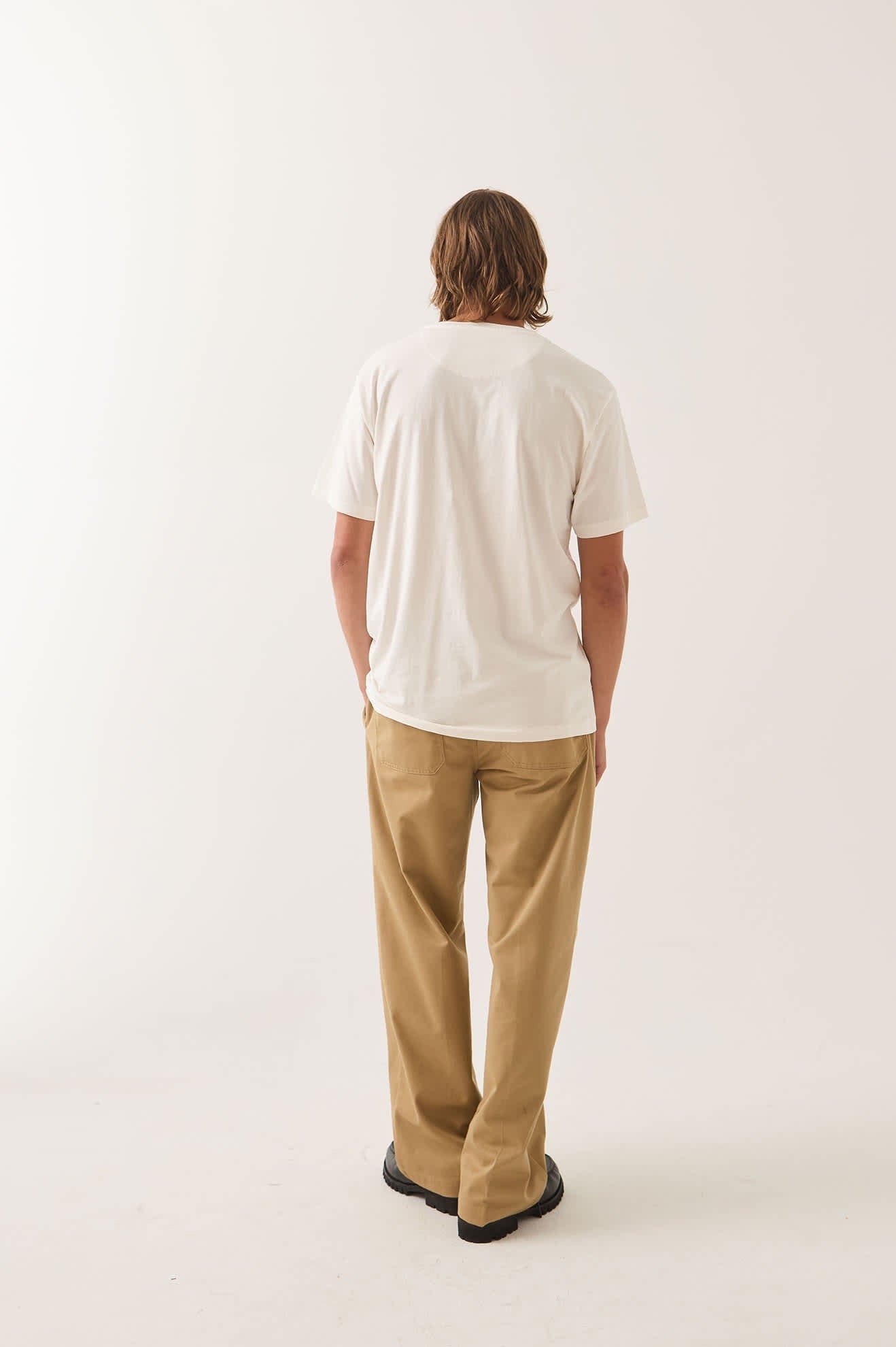 Brixton Baseline Henley T-Shirt - Off White Vintage Wash