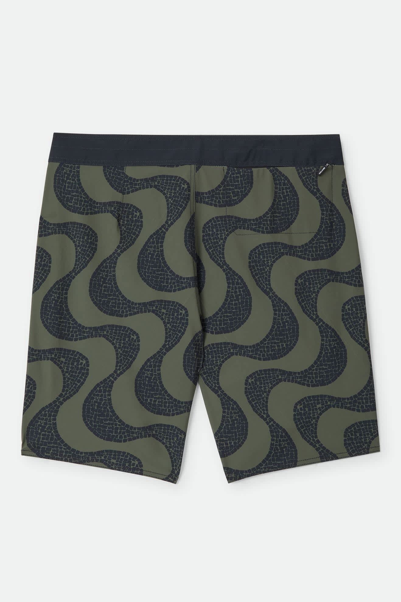Blitz Boardshort 19" - Dark Olive/Black