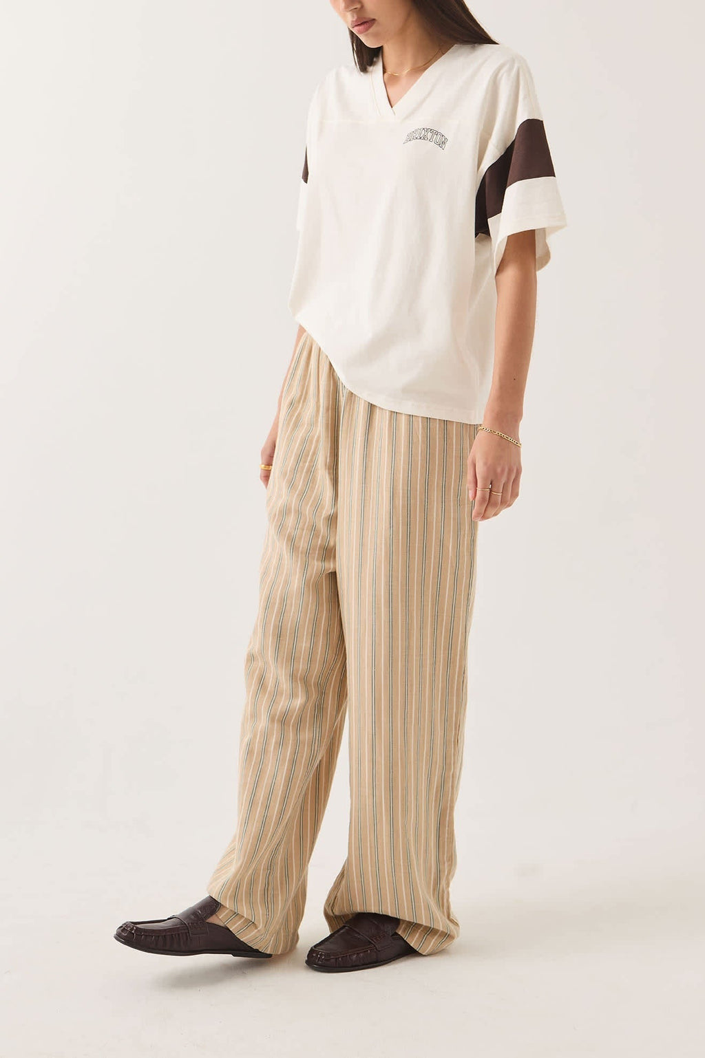 Lounge Pant - Sand Stripe