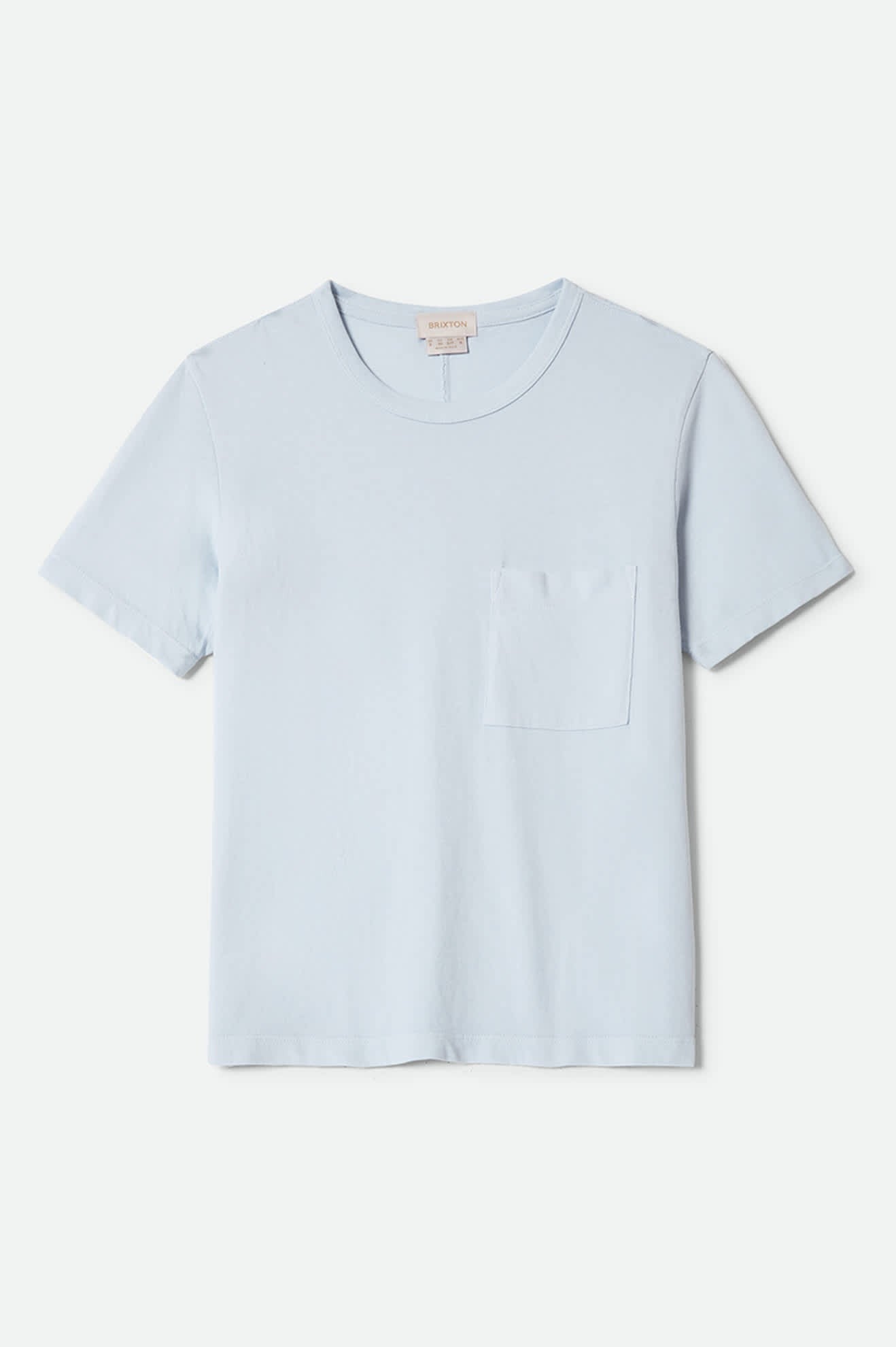 Carefree Organic Garment Dye Perfect T-Shirt - Blue Aura