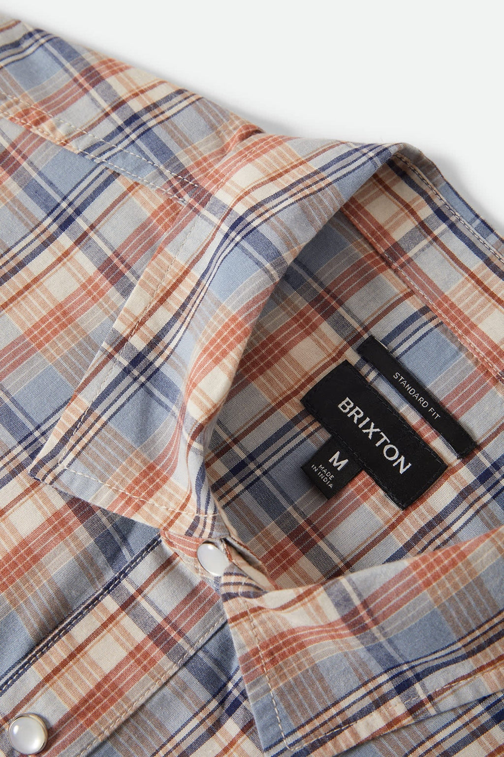 The Breezy Wayne Short Sleeve Shirt - Blue Multi Plaid