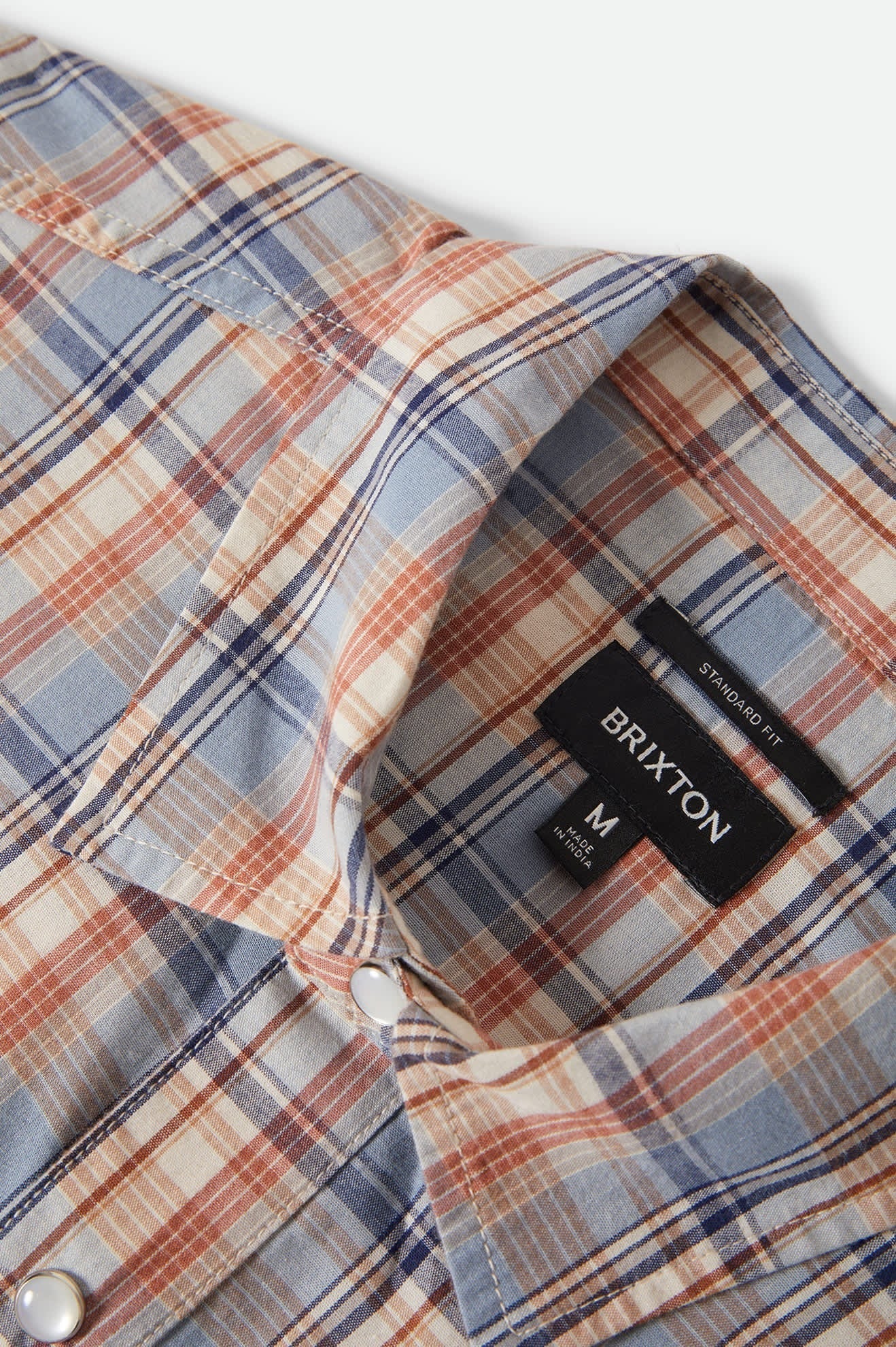The Breezy Wayne Short Sleeve Shirt - Blue Multi Plaid