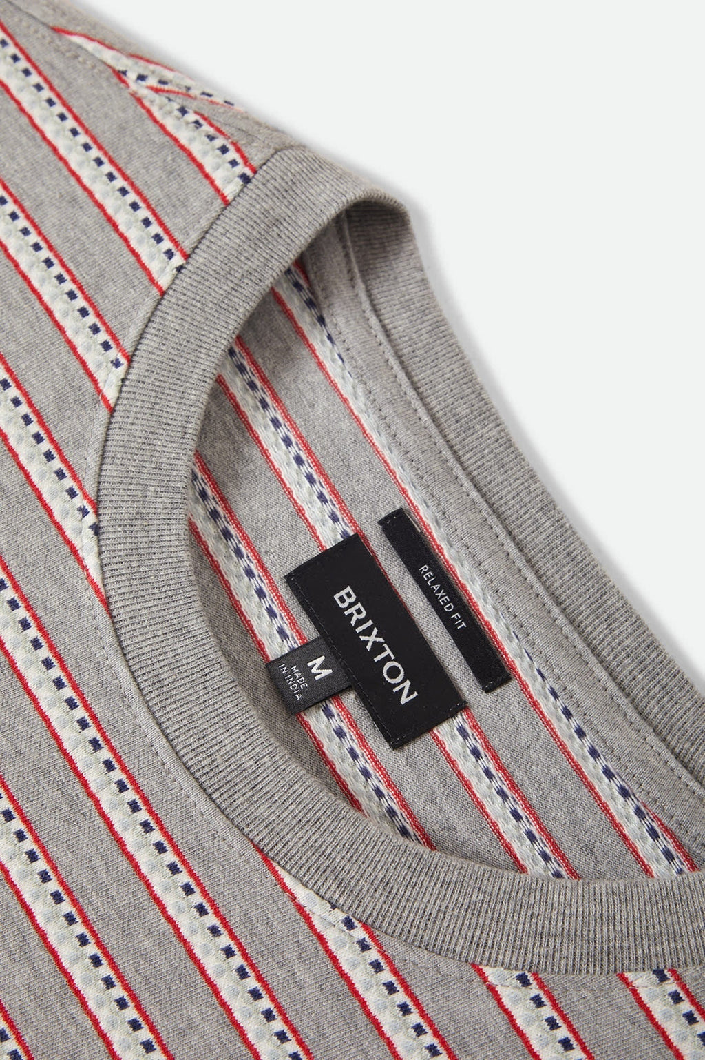 Poolside Pique Box Crop T-Shirt - Heather Grey