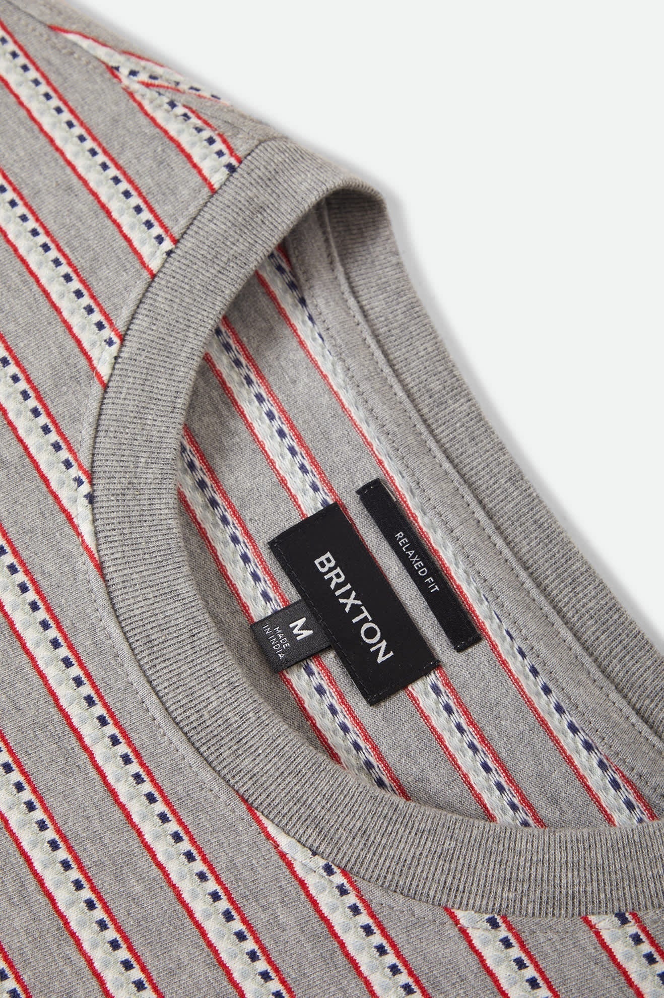 Poolside Pique Box Crop T-Shirt - Heather Grey