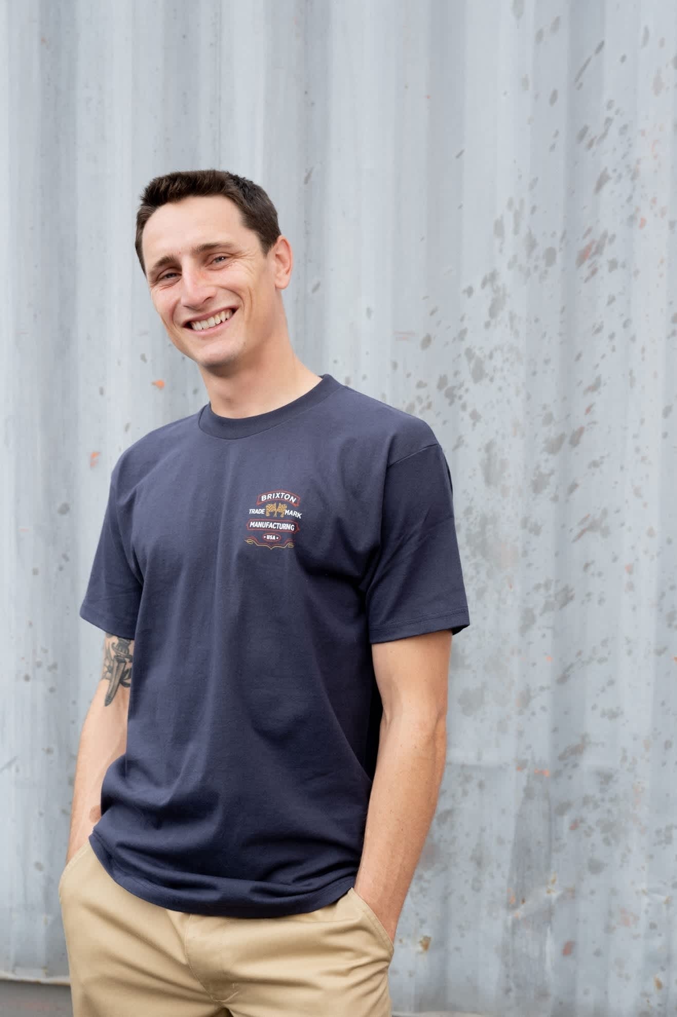 Liberty Mark Short Sleeve Standard T-Shirt - Navy