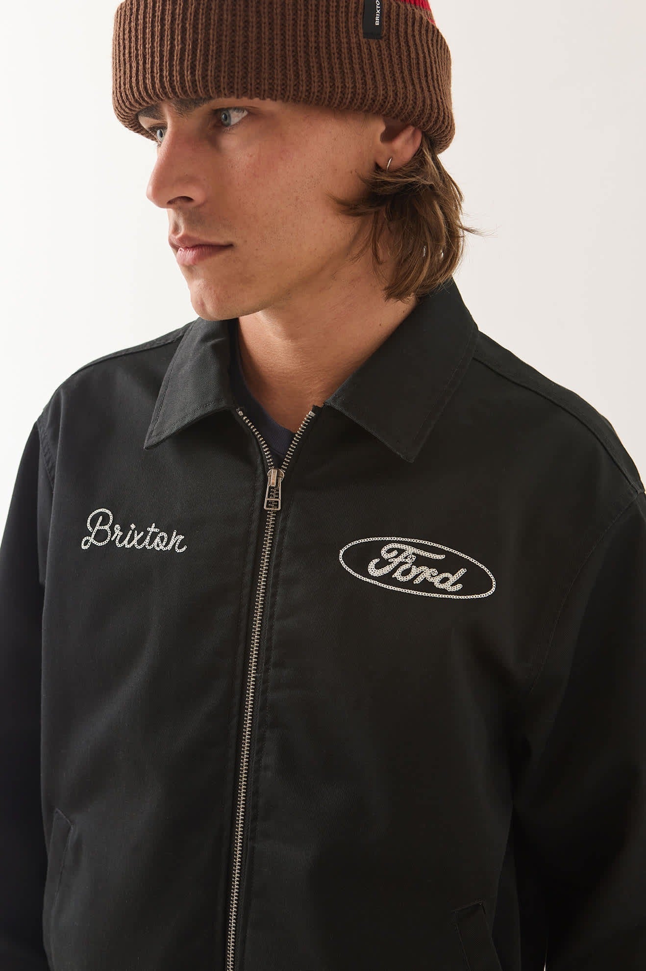 Ford Built Tough Harrington Jacket - Burnt Rubber