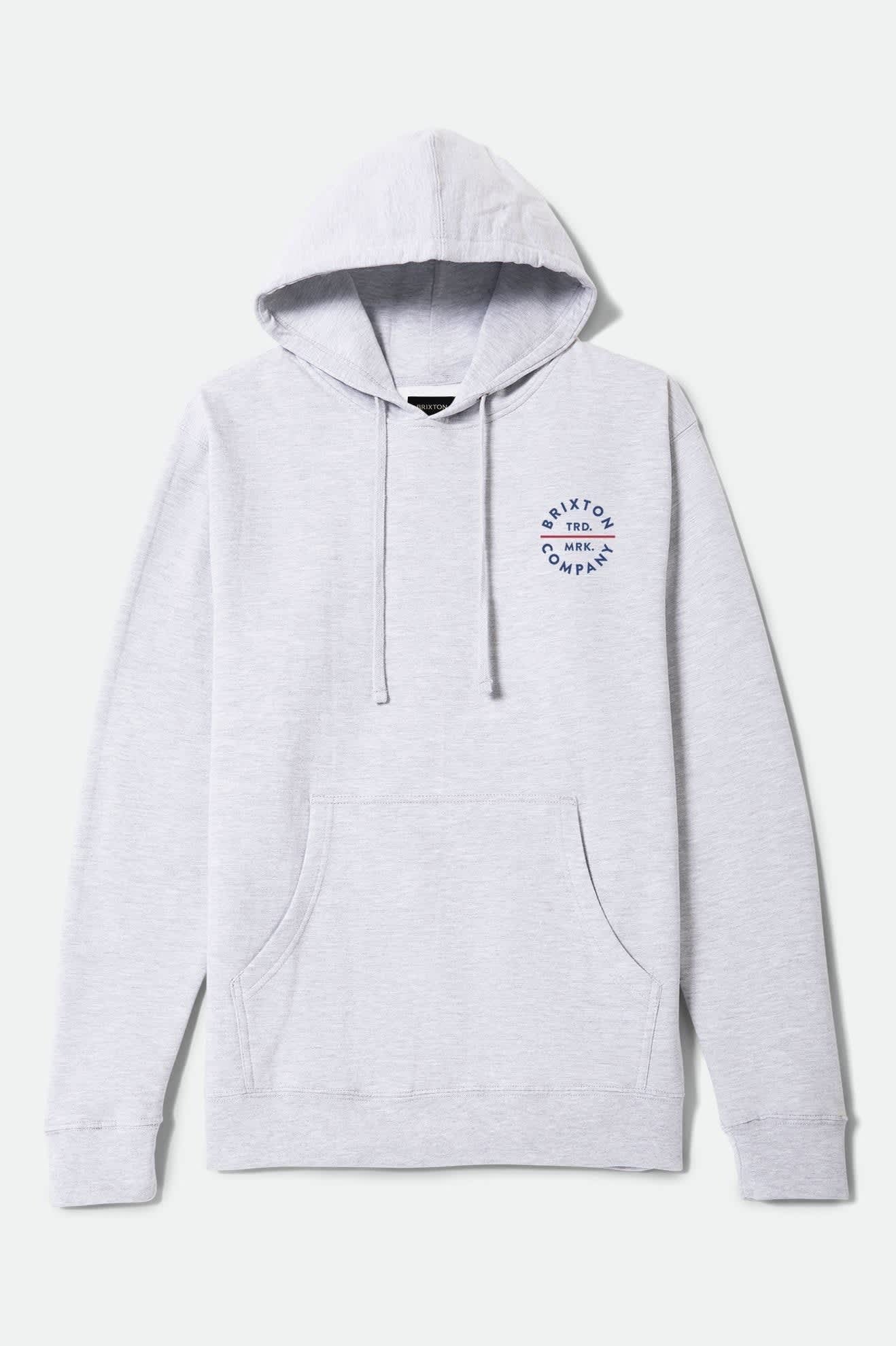 Pledge Hoodie - Heather Grey/Blue/Red