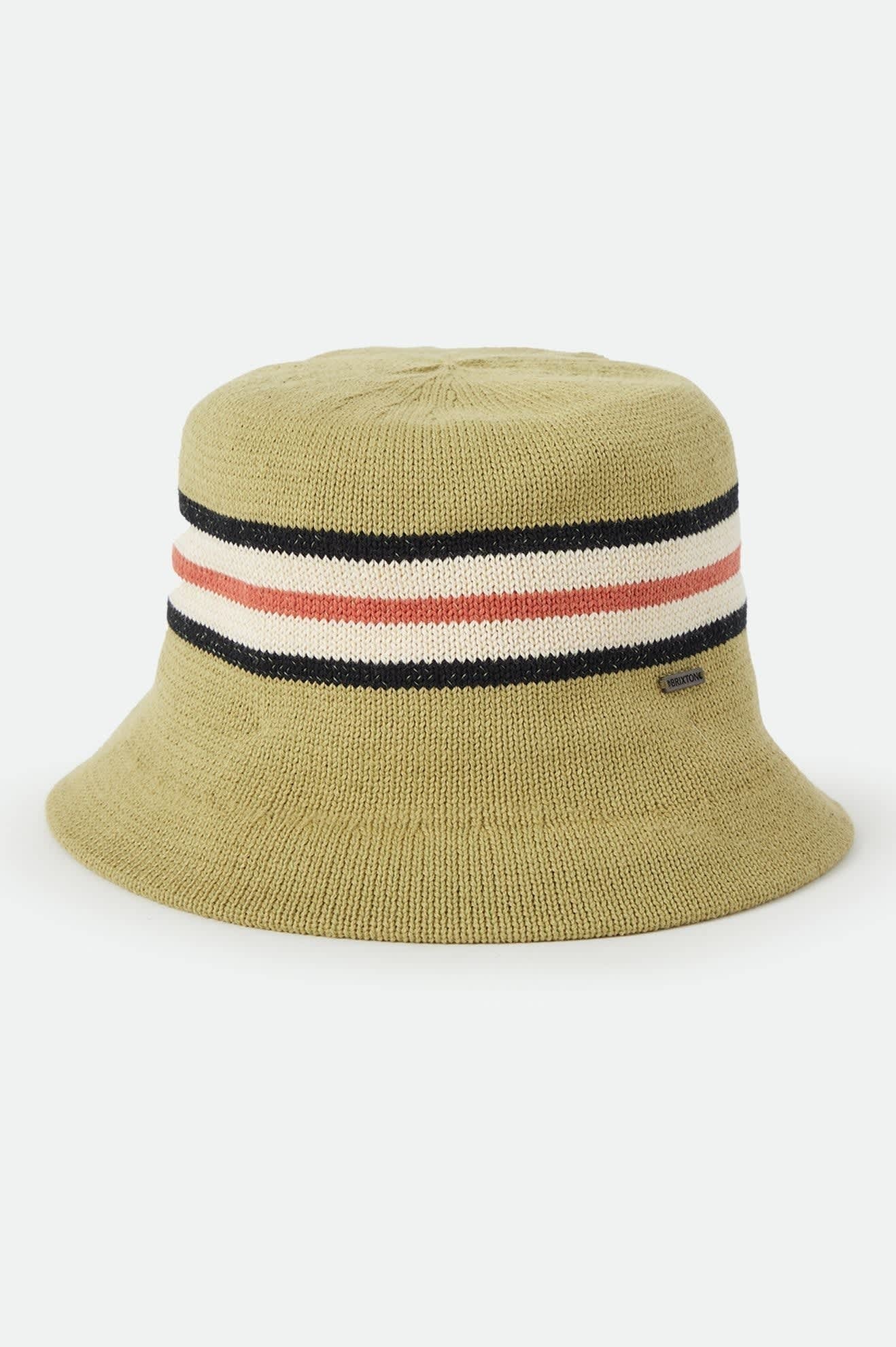 Redding Knit Packable Hat - Green Multi Stripe