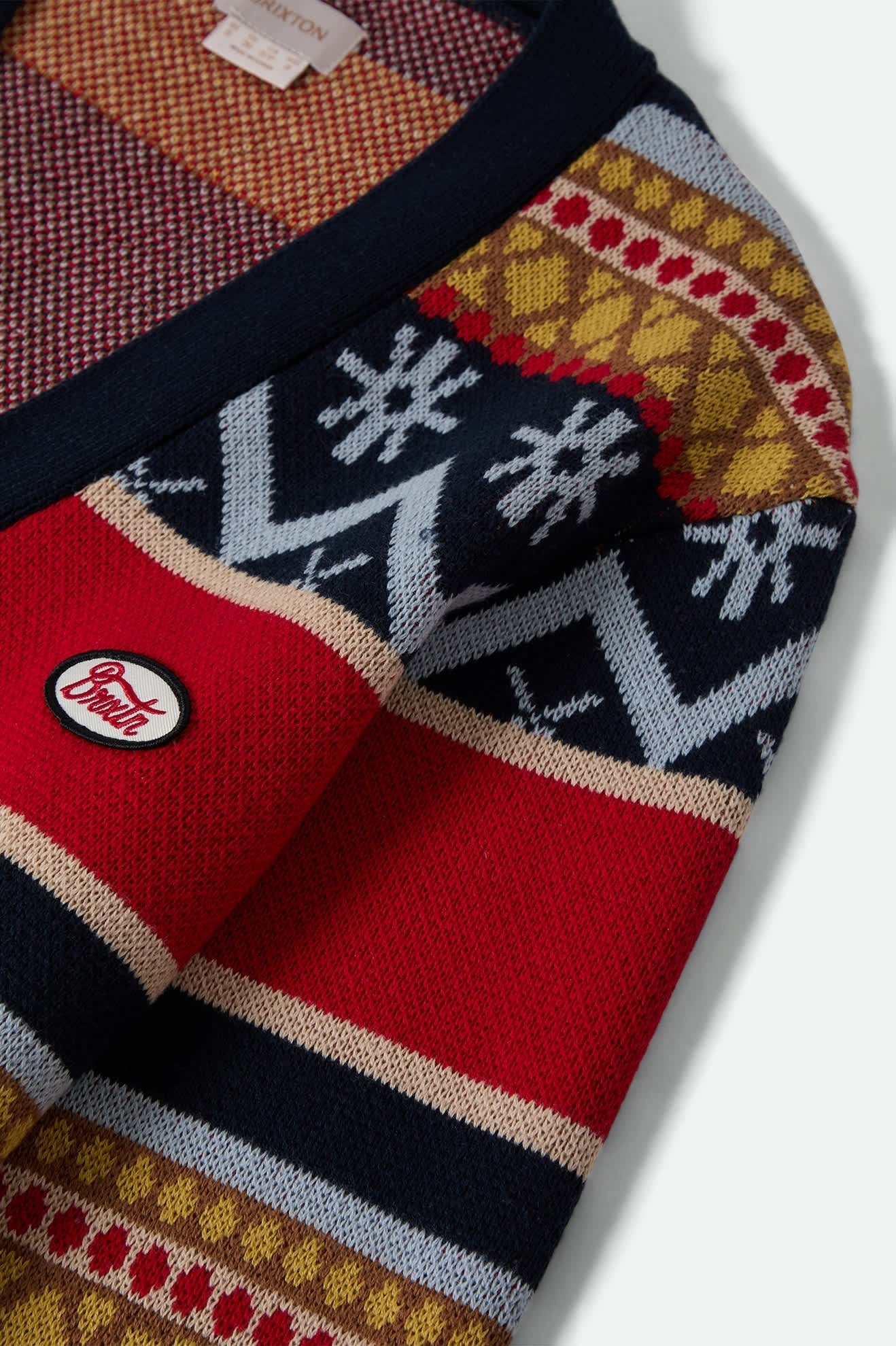 Winter Racing Cardigan - Multi Racing Stripe