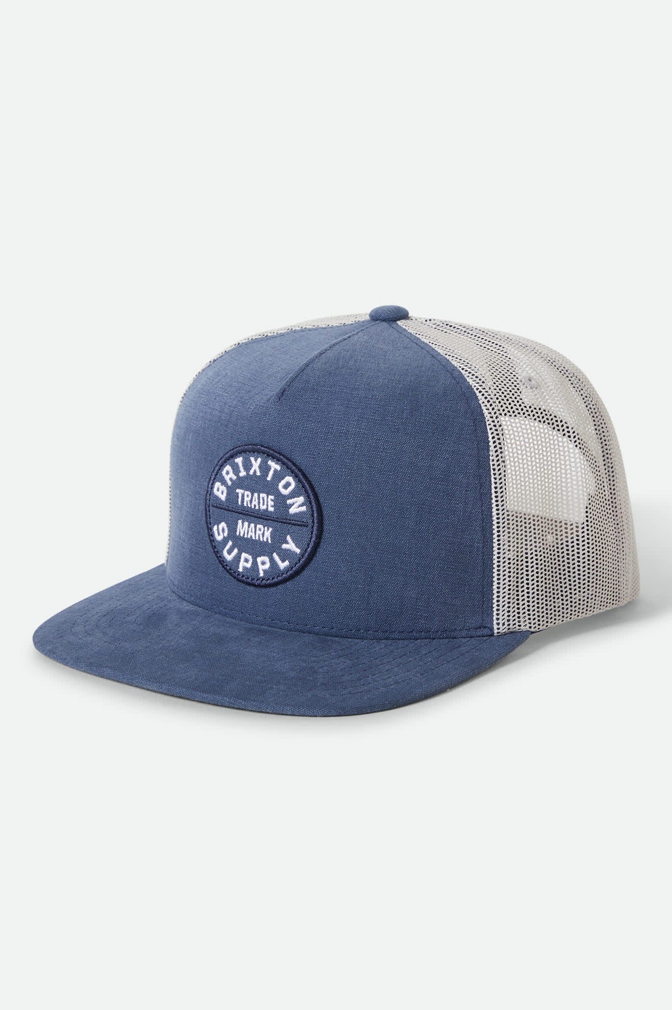 Oath Trucker Hat - Blue Chambray/White
