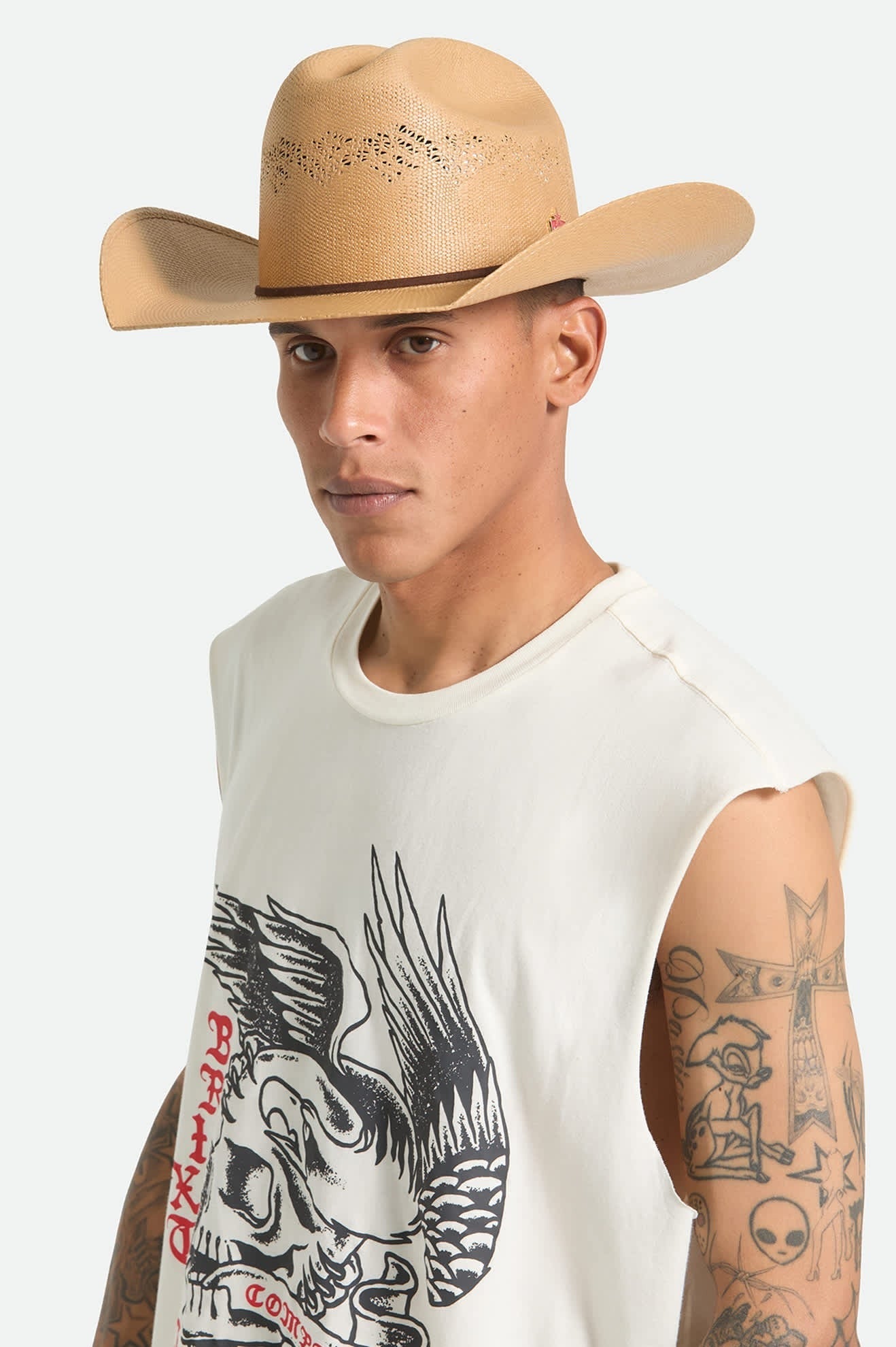 Lone Star Straw Cowboy Hat - Texas Gold