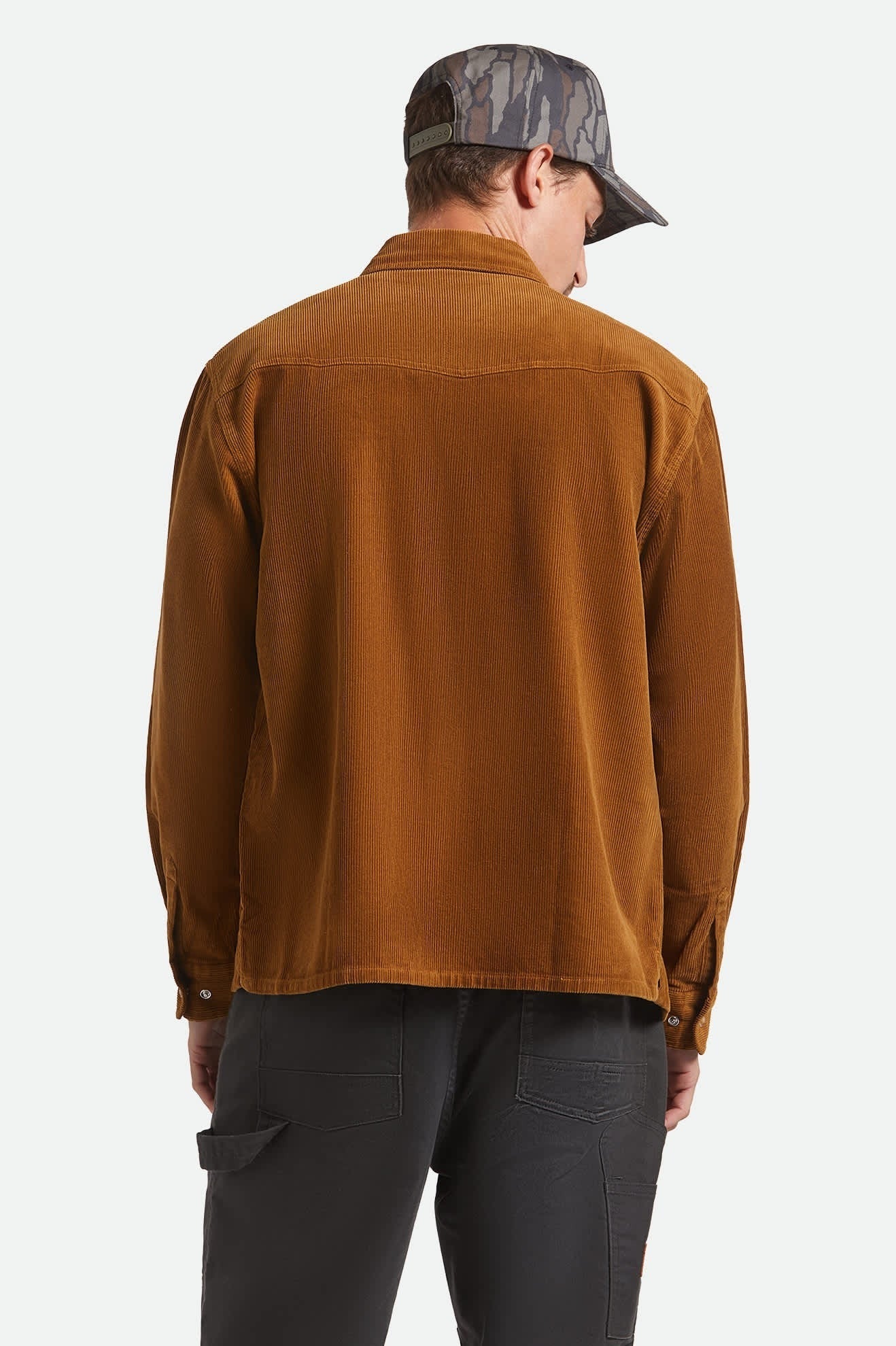New West Relaxed Overshirt - Washed Copper Corduroy