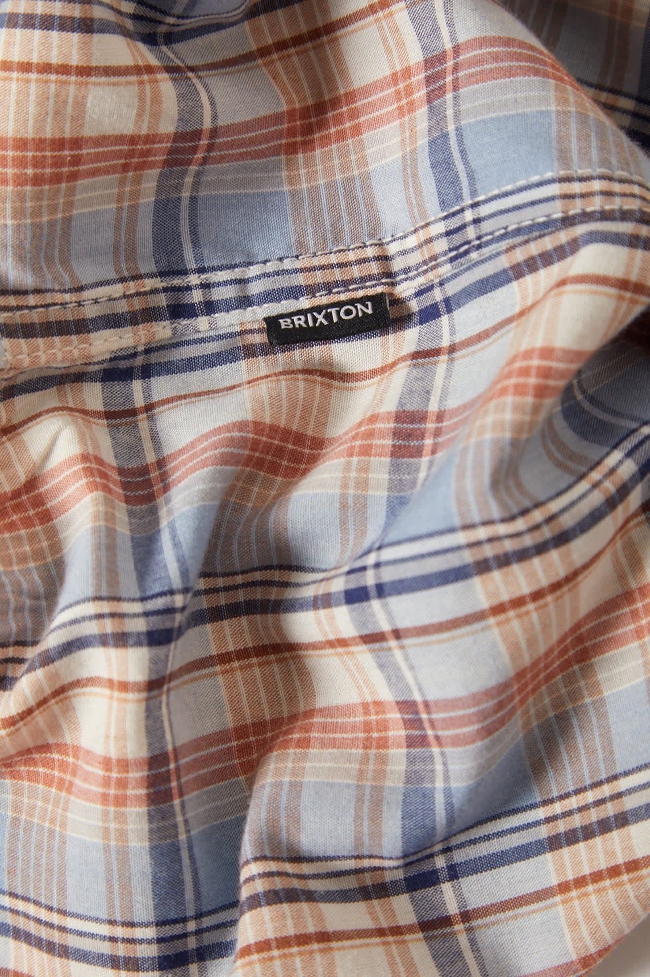 The Breezy Wayne Short Sleeve Shirt - Blue Multi Plaid